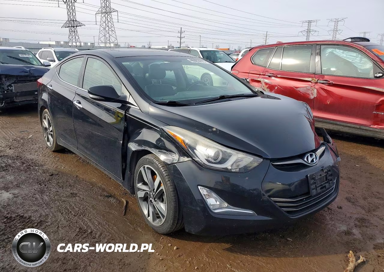 2014 Hyundai Elantra Limited VIN:KMHDH4AE1EU034651 - 4