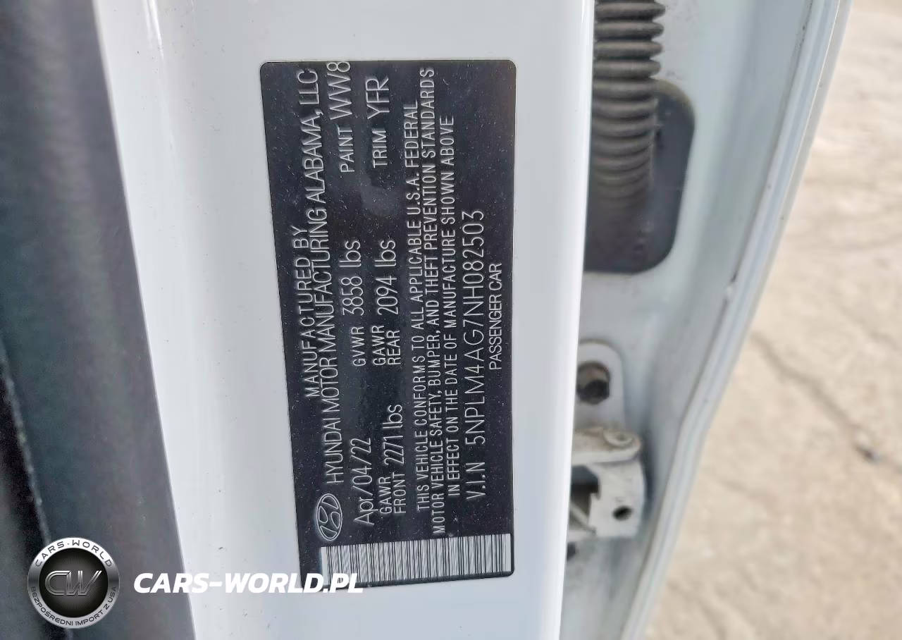 2022 Hyundai Elantra VIN:5NPLM4AG7NH082503 - 12