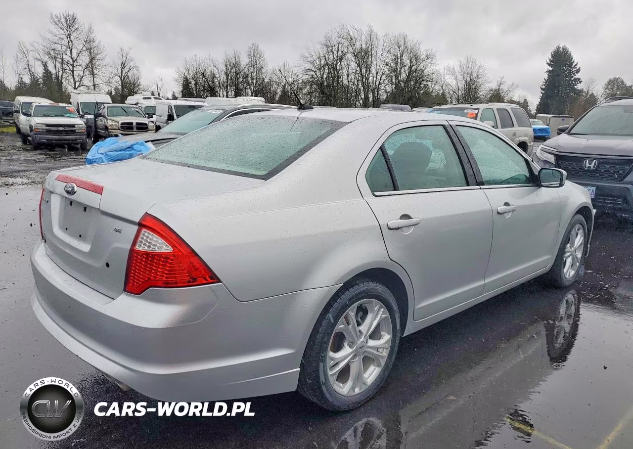 2012 Ford Fusion Se VIN:3FAHP0HA5CR378871 - 3