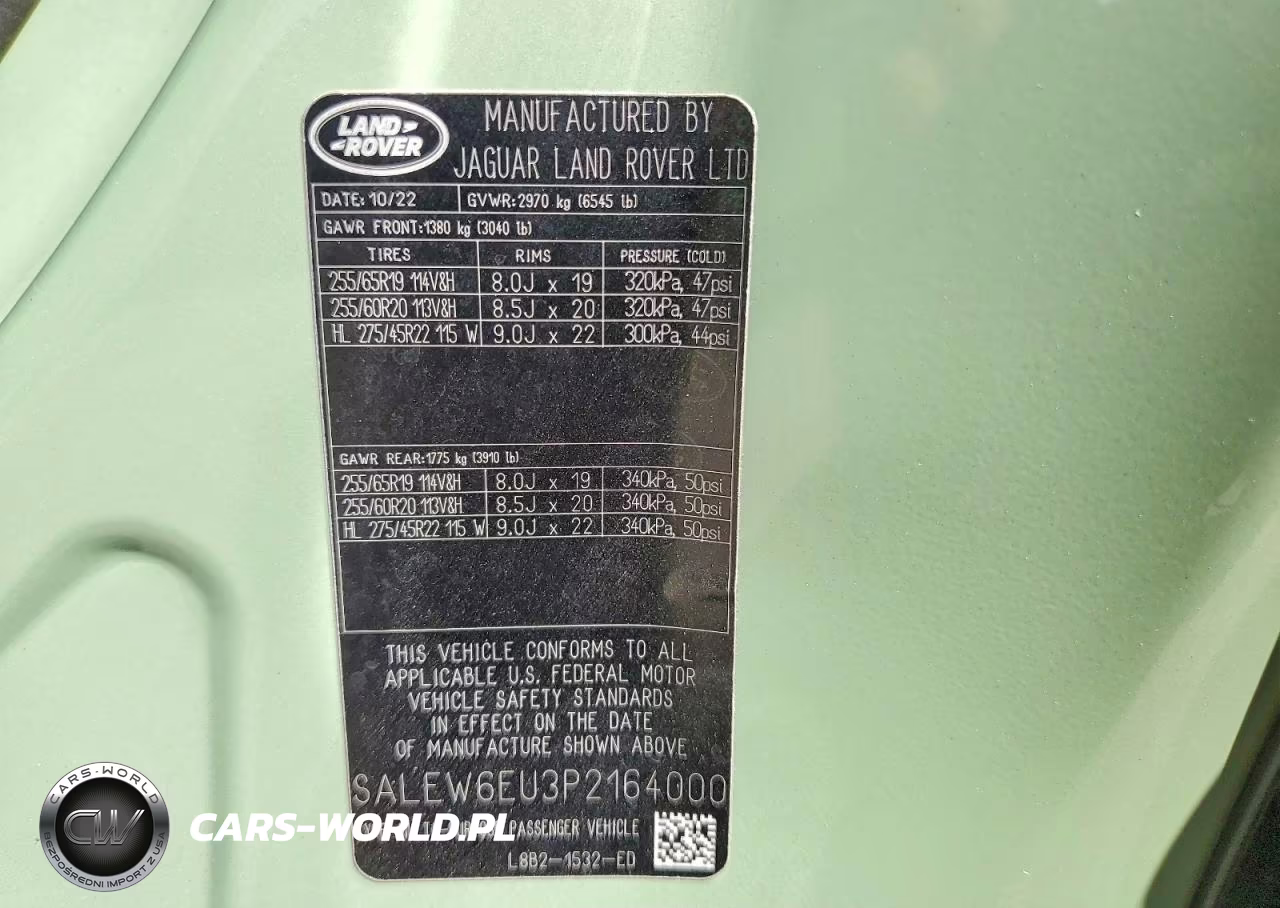 2023 Land Rover Defender 90 75Th Ltd Edition VIN:SALEW6EU3P2164000 - 13