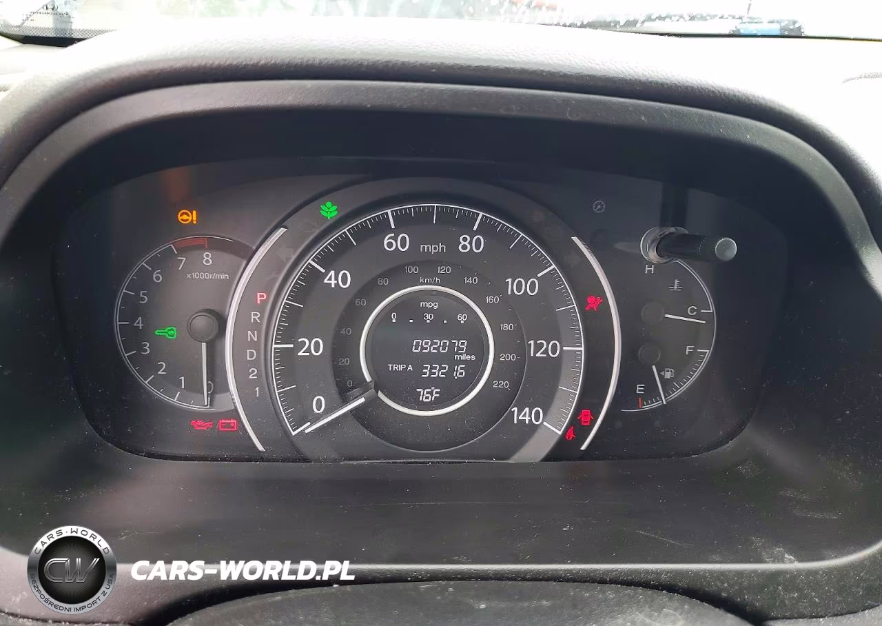 2012 Honda Cr-V Lx VIN:5J6RM3H37CL028001 - 9