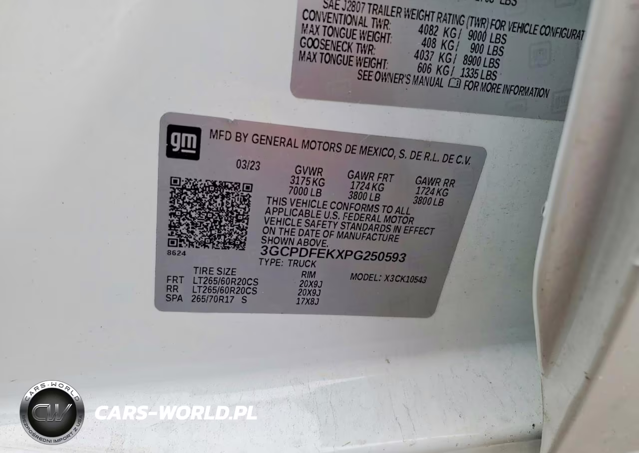 2023 Chevrolet Silverado K1500 Lt Trail Boss VIN:3GCPDFEKXPG250593 - 12