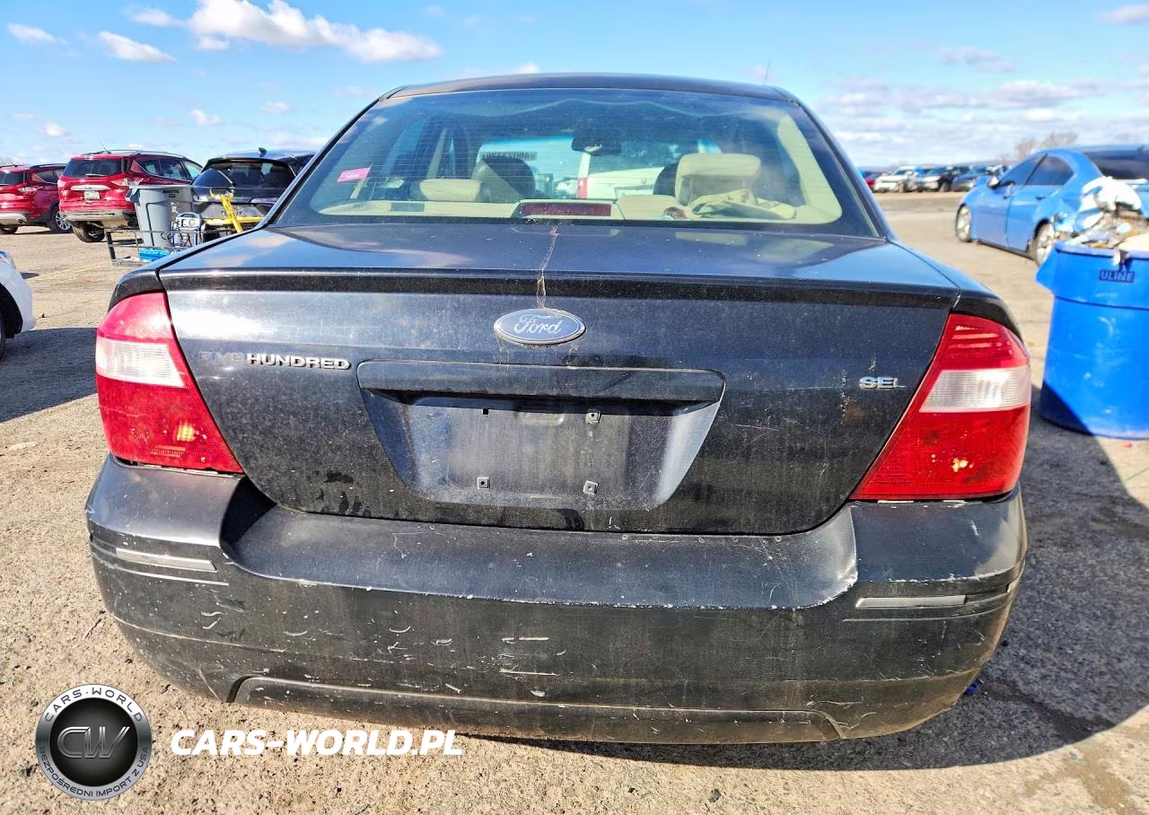 2005 Ford Five Hundred Sel VIN:1FAHP24185G187537 - 6