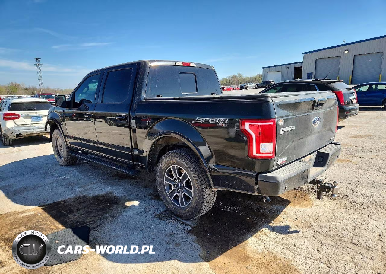 2015 Ford F150 Supercrew VIN:1FTEW1EFXFFA76645 - 2