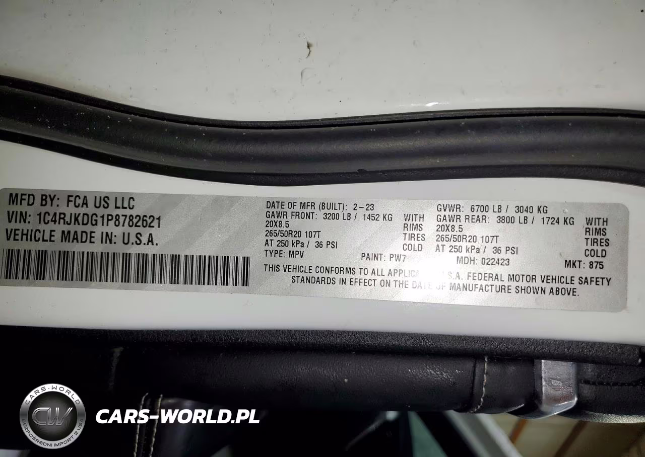 2023 Jeep Grand Cherokee L Overland VIN:1C4RJKDG1P8782621 - 13