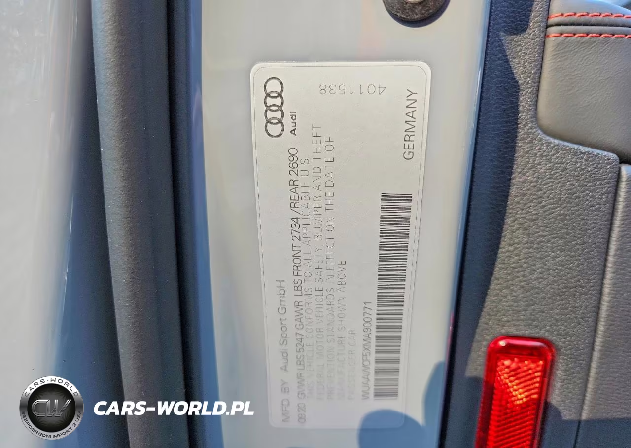 2021 Audi Rs5 VIN:WUAAWCF5XMA900771 - 12