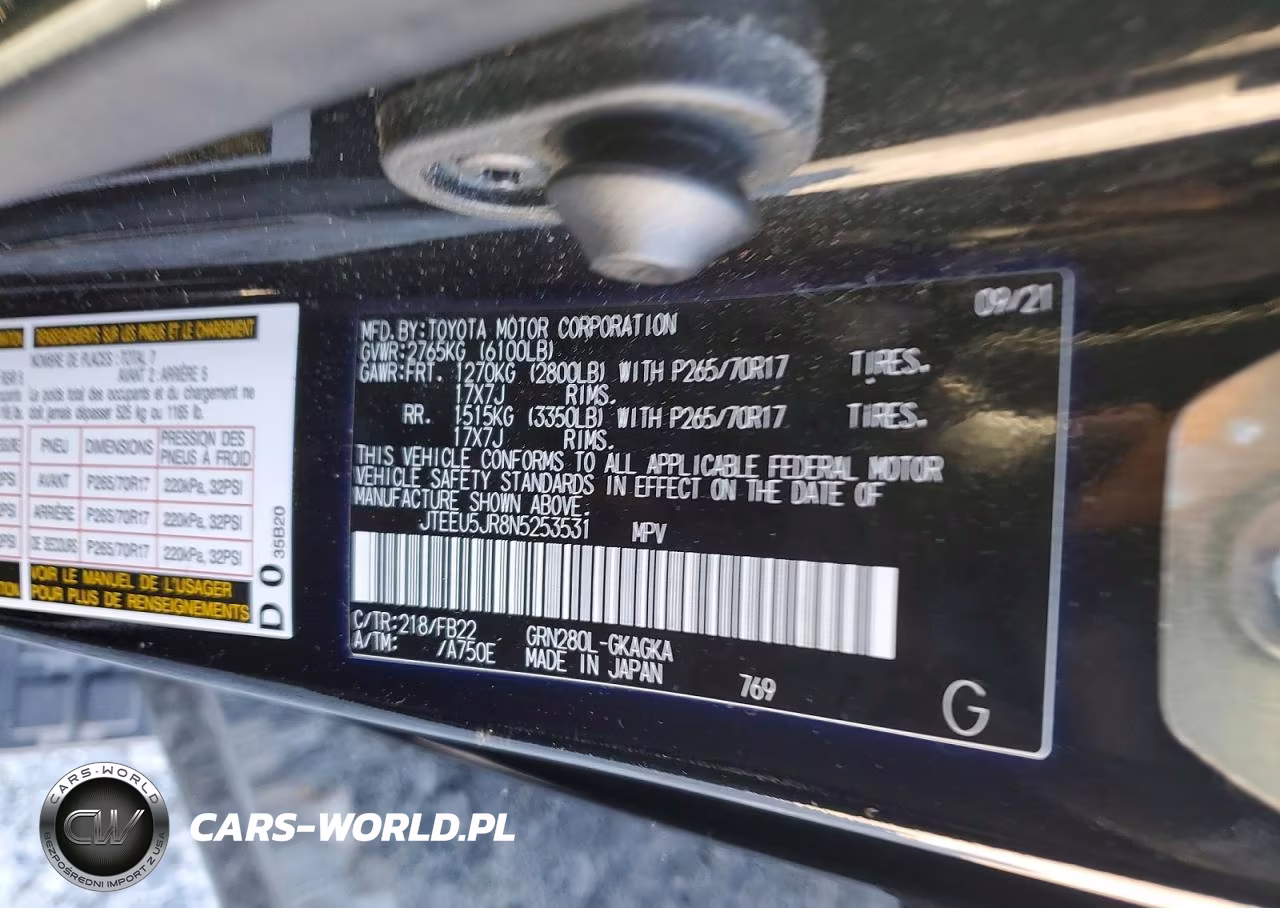 2022 Toyota 4Runner Sr5 VIN:JTEEU5JR8N5253531 - 14