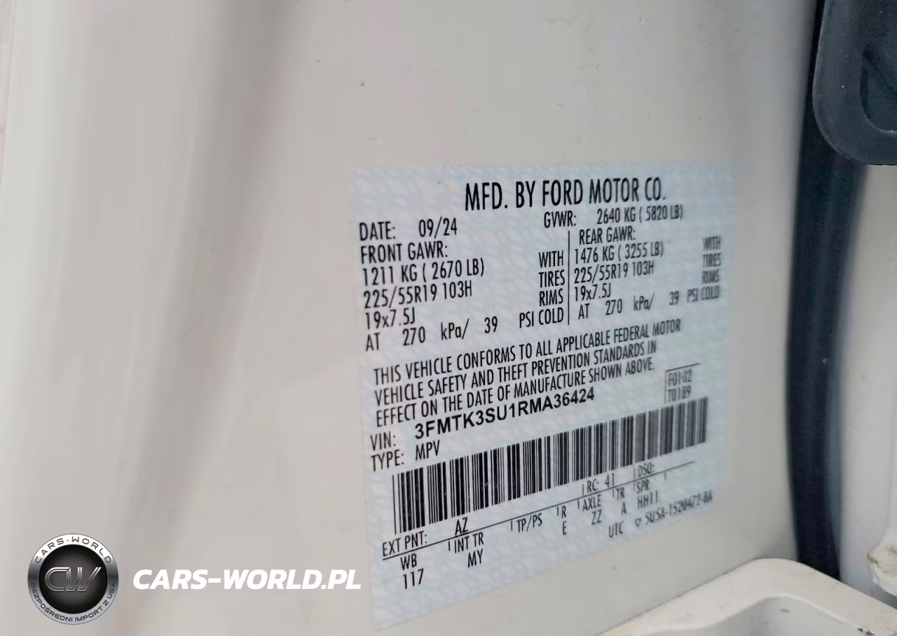2024 Ford Mustang Mach-E Premium VIN:3FMTK3SU1RMA36424 - 14