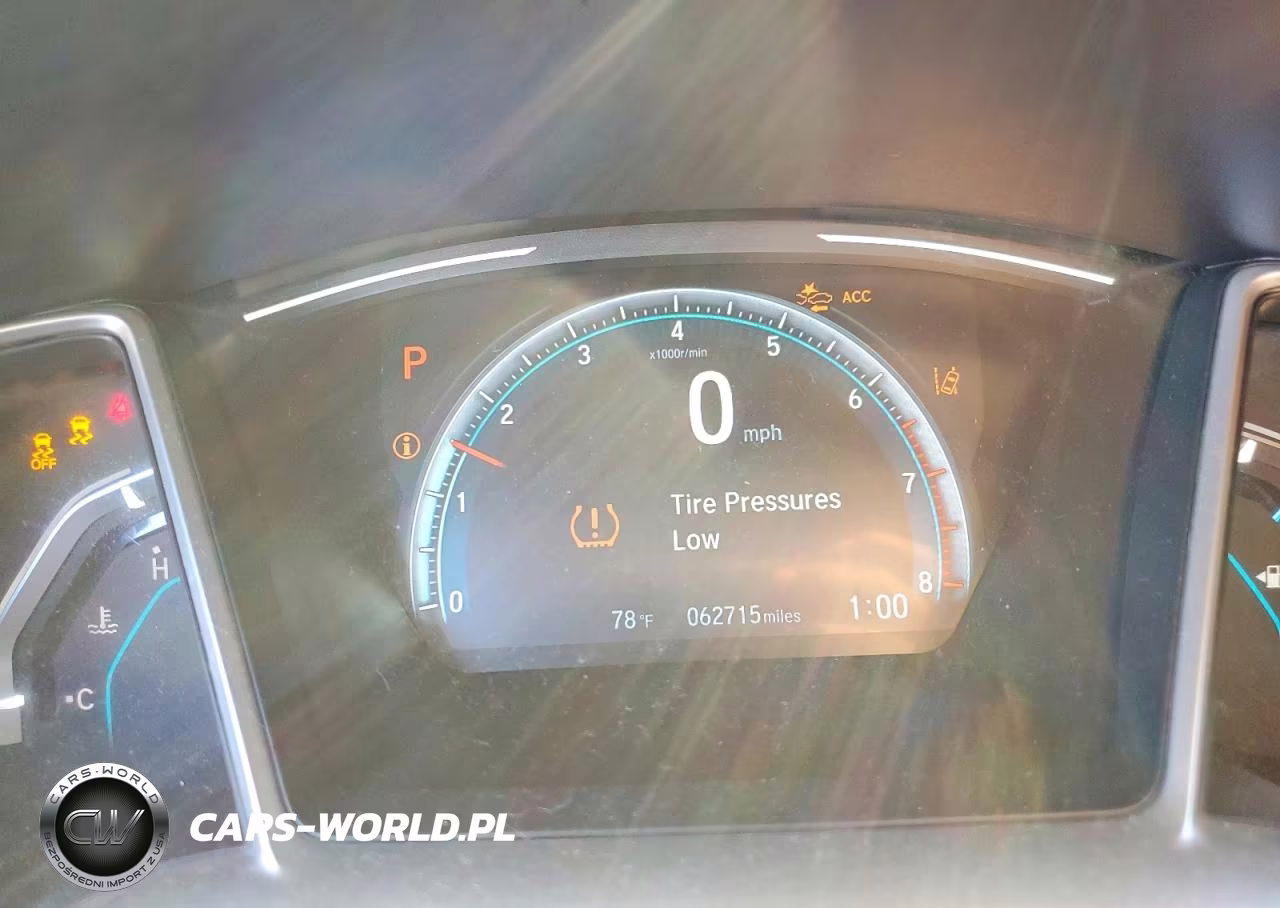 2019 Honda Civic Ex VIN:19XFC1F31KE216281 - 9