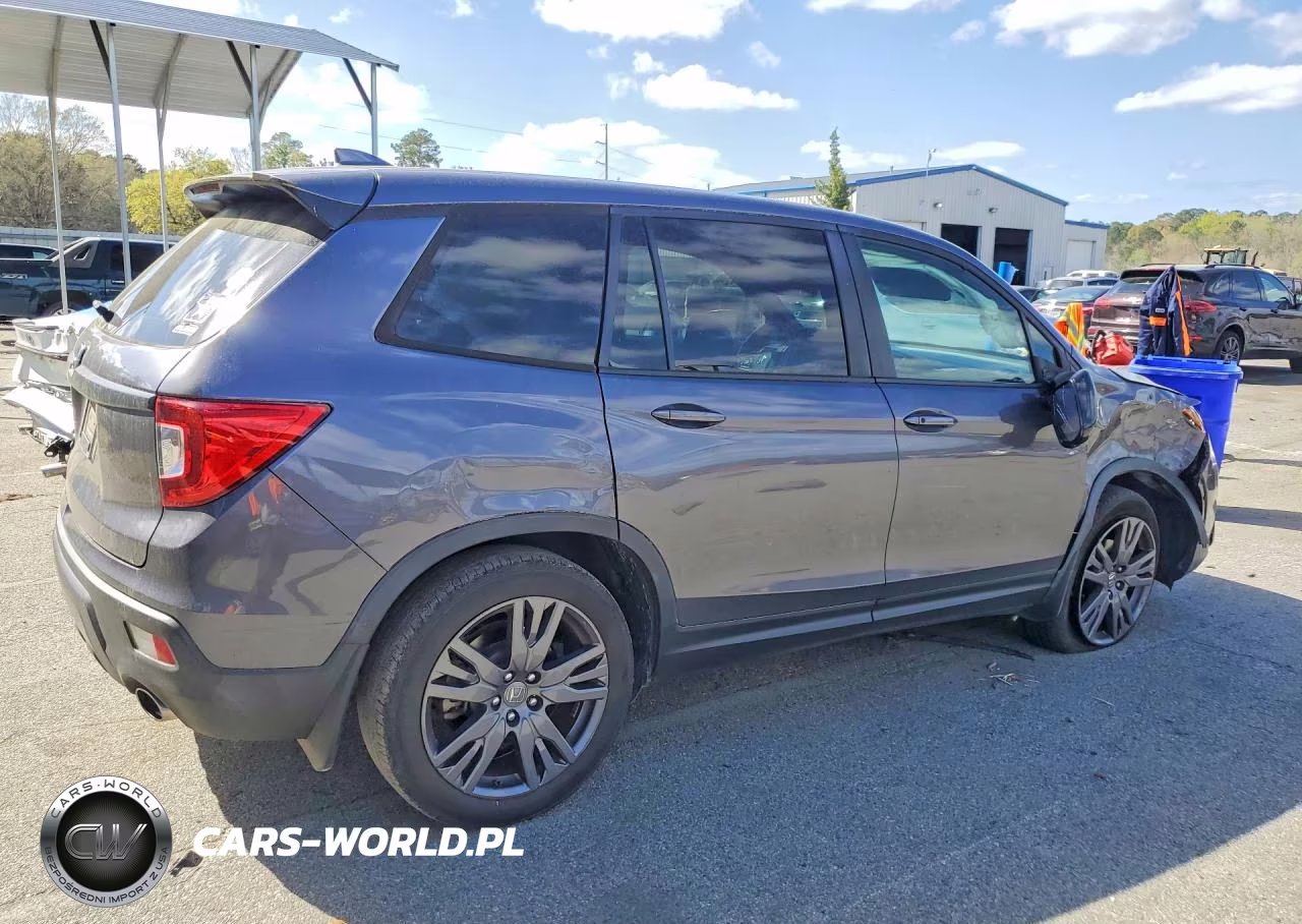 2021 Honda Passport Exl VIN:5FNYF7H59MB010396 - 3