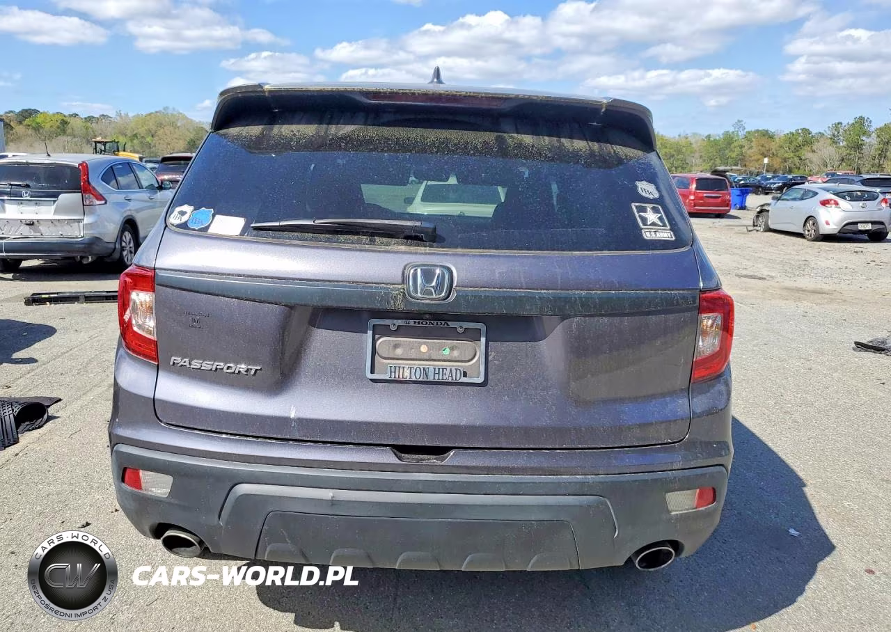 2021 Honda Passport Exl VIN:5FNYF7H59MB010396 - 6