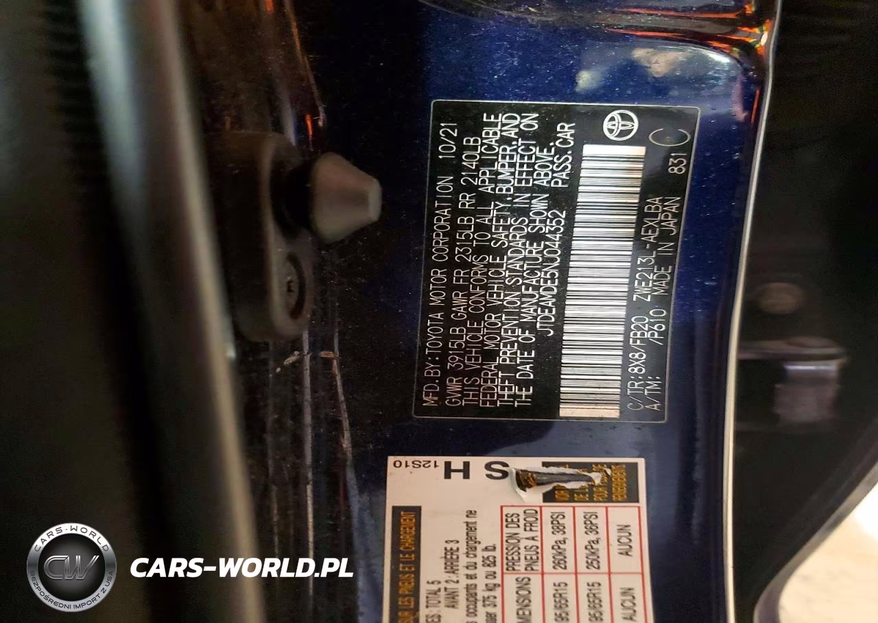 2022 Toyota Corolla Hybrid Le VIN:JTDEAMDE5NJ044352 - 13