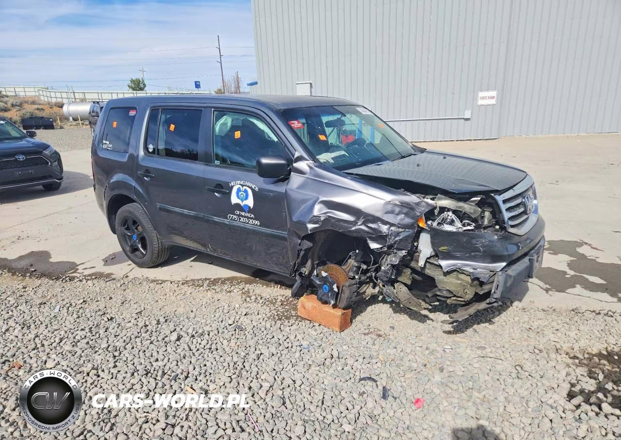 2013 Honda Pilot Lx VIN:5FNYF3H27DB029365 - 4