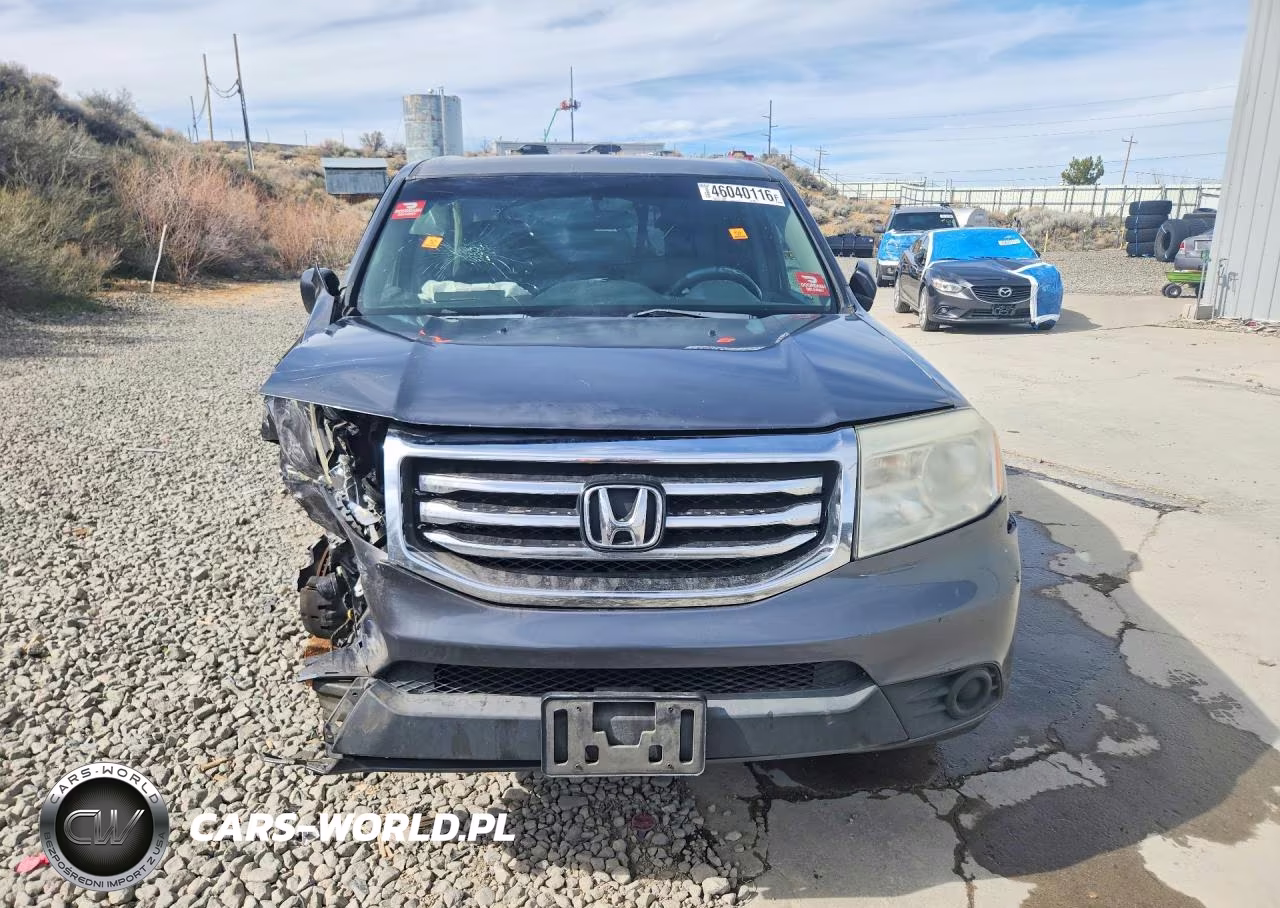 2013 Honda Pilot Lx VIN:5FNYF3H27DB029365 - 5