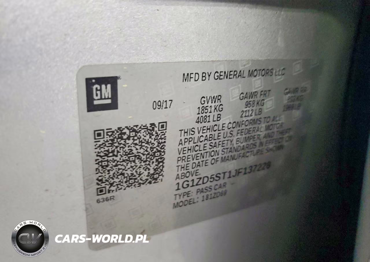 2018 Chevrolet Malibu Lt VIN:1G1ZD5ST1JF137228 - 12