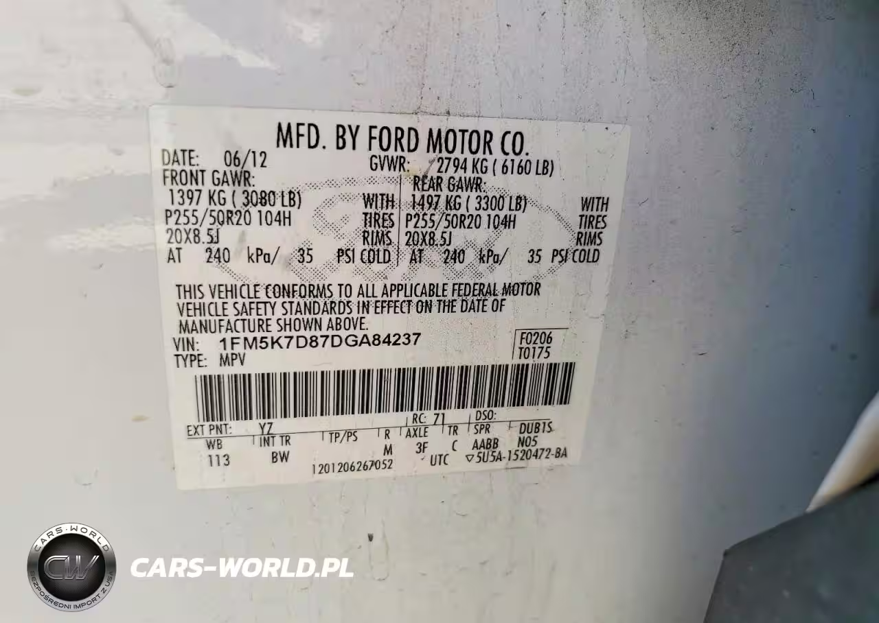 2013 Ford Explorer Xlt VIN:1FM5K7D87DGA84237 - 13