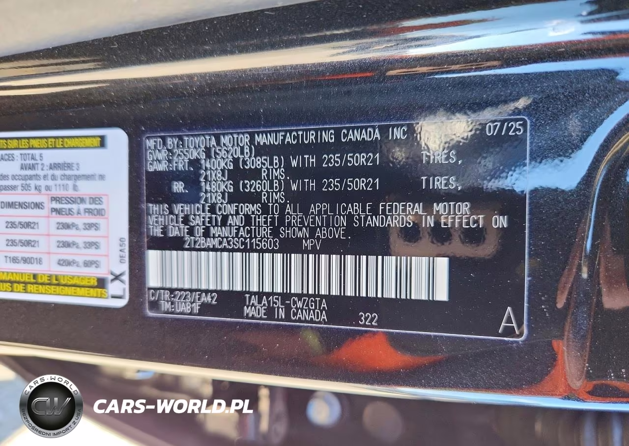 2025 Lexus Rx 350 Premium VIN:2T2BAMCA3SC115603 - 14