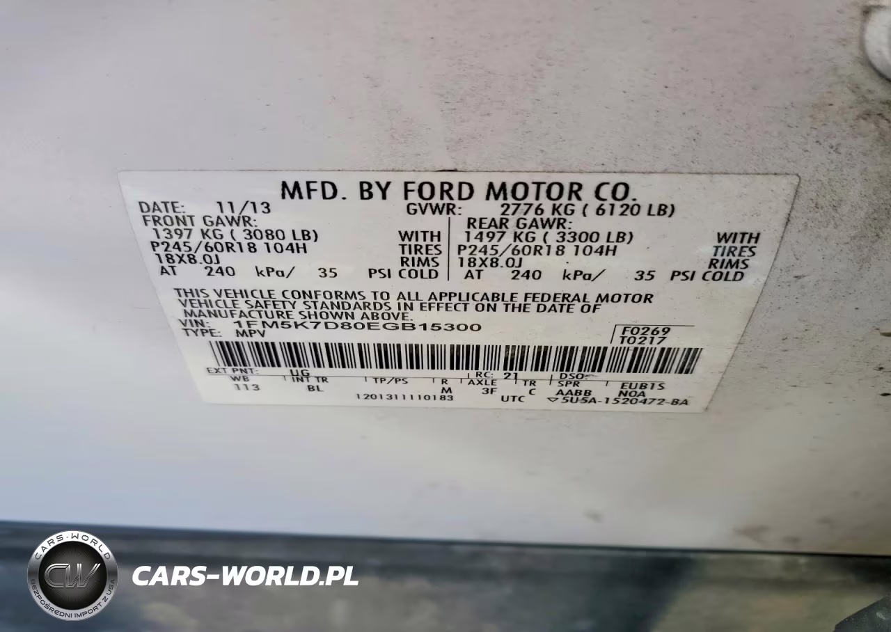 2014 Ford Explorer Xlt VIN:1FM5K7D80EGB15300 - 13