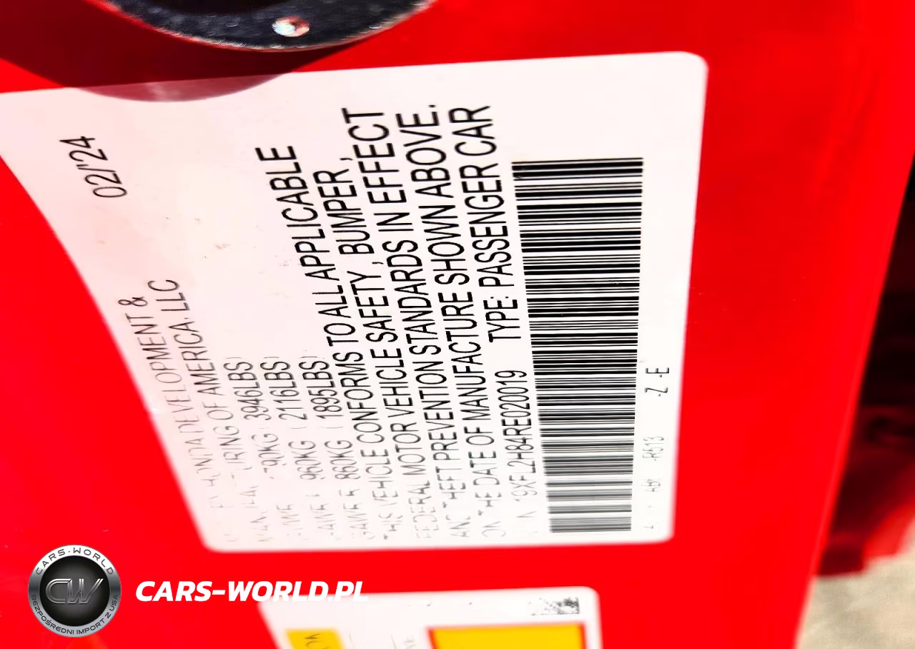 2024 Honda Civic Sport VIN:19XFL2H84RE020019 - 13
