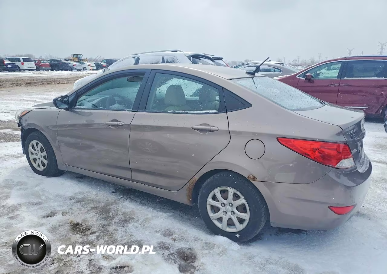2013 Hyundai Accent Gls VIN:KMHCT4AE9DU347861 - 2