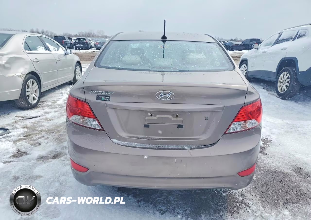 2013 Hyundai Accent Gls VIN:KMHCT4AE9DU347861 - 6