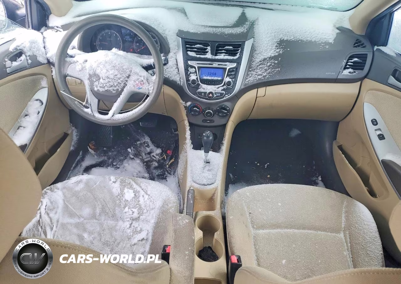 2013 Hyundai Accent Gls VIN:KMHCT4AE9DU347861 - 8