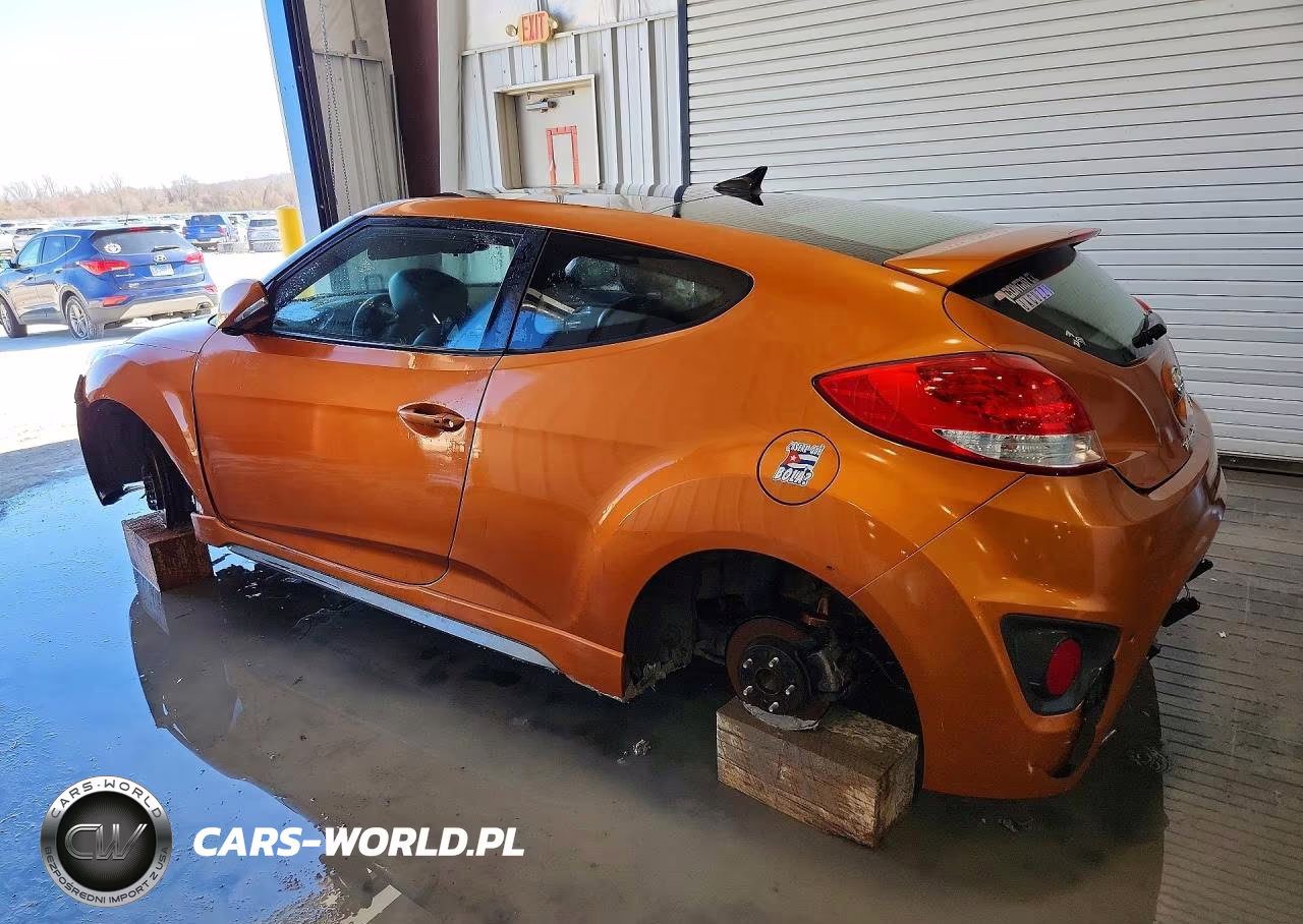 2016 Hyundai Veloster Turbo VIN:KMHTC6AEXGU287251 - 2