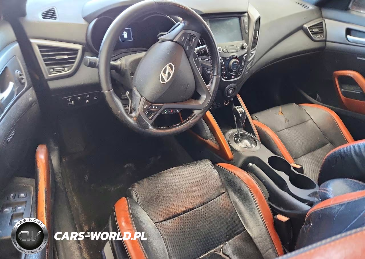 2016 Hyundai Veloster Turbo VIN:KMHTC6AEXGU287251 - 8