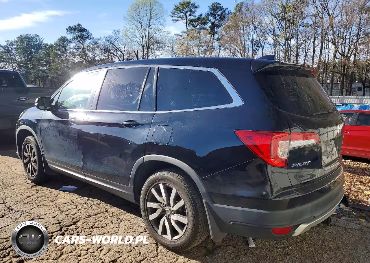 2019 Honda Pilot Exl VIN:5FNYF5H53KB042892 - 2