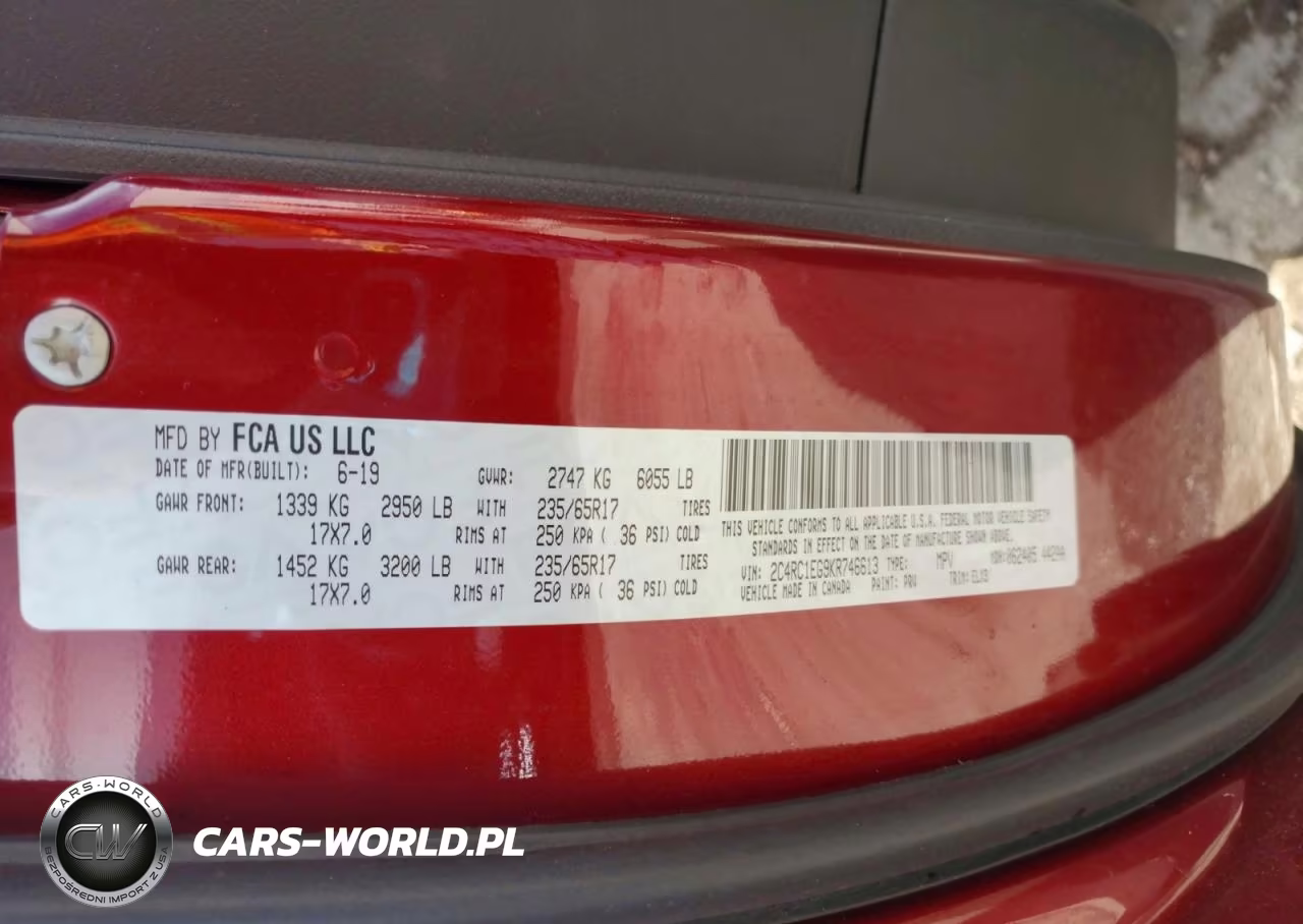 2019 Chrysler Pacifica Touring L Plus VIN:2C4RC1EG9KR746613 - 13