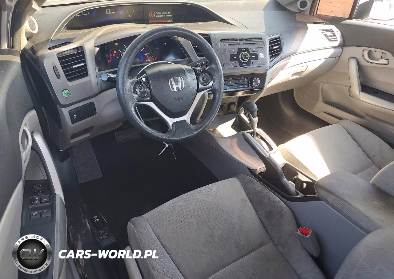 2012 Honda Civic Lx VIN:2HGFG3B56CH566682 - 8