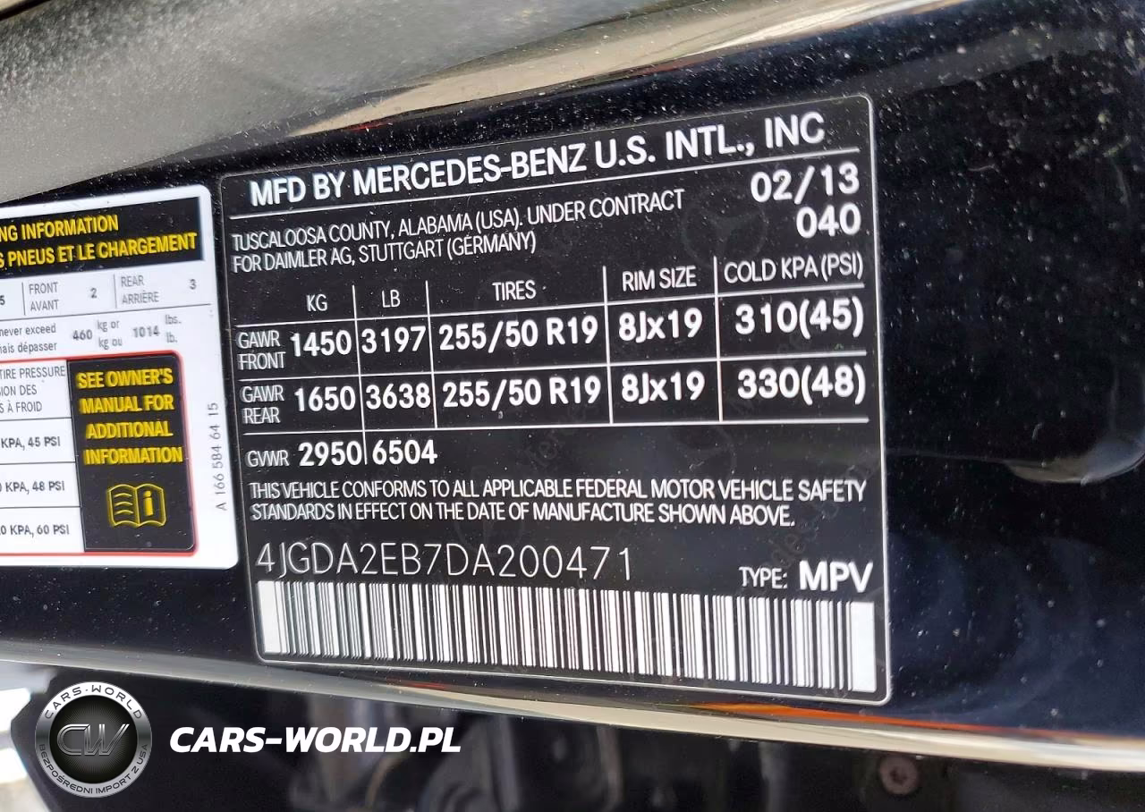 2013 Mercedes-Benz Ml 350 Bluetec VIN:4JGDA2EB7DA200471 - 13