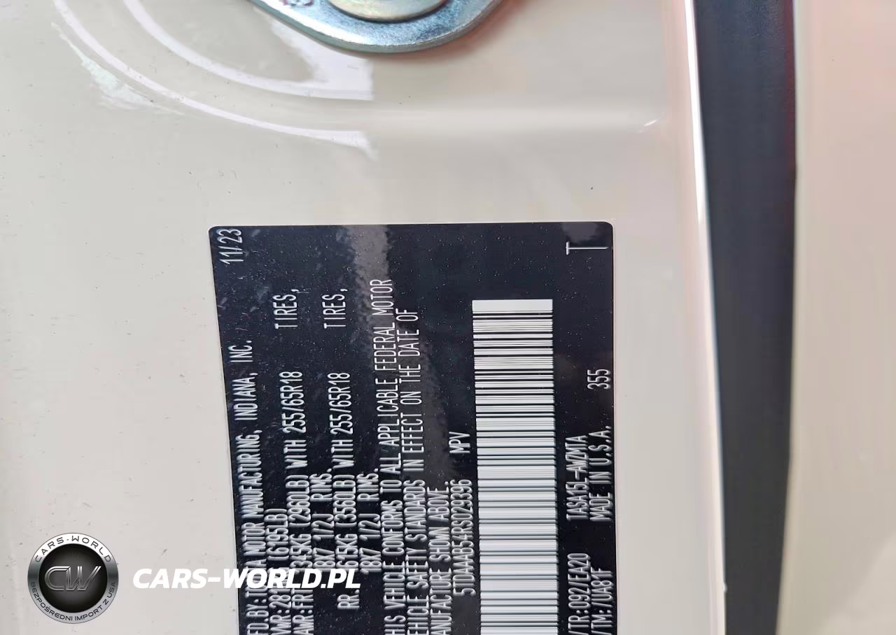 2024 Toyota Grand Highlander Xle VIN:5TDAAAB54RS029396 - 13