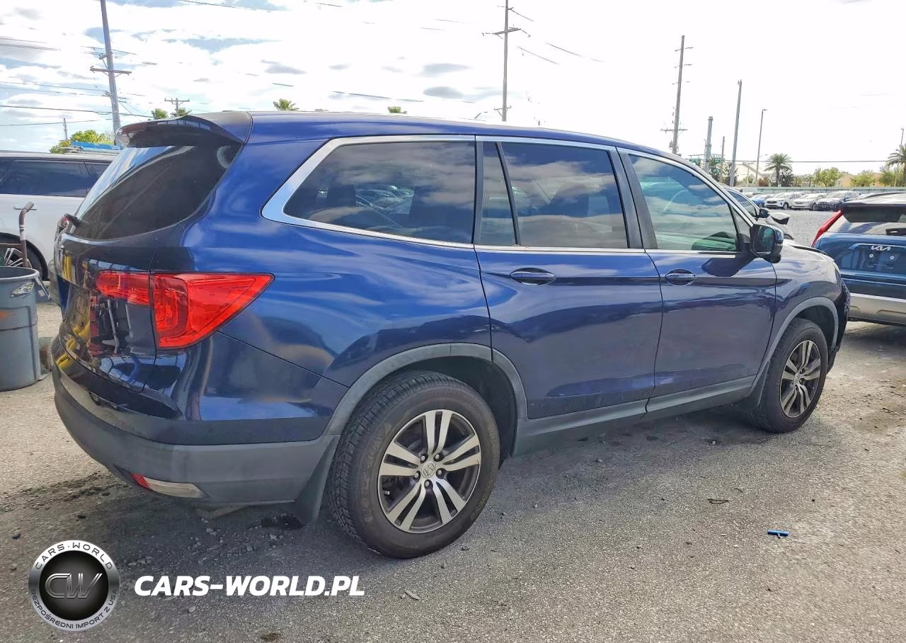 2016 Honda Pilot Exln VIN:5FNYF5H79GB046860 - 3