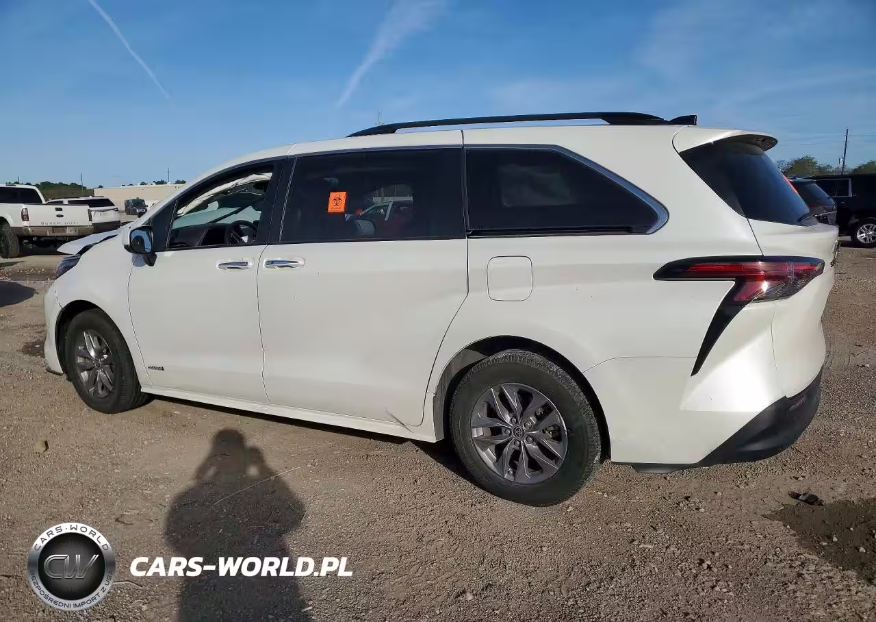2021 Toyota Sienna Xle 8-Passenger VIN:5TDYRKEC3MS034377 - 2