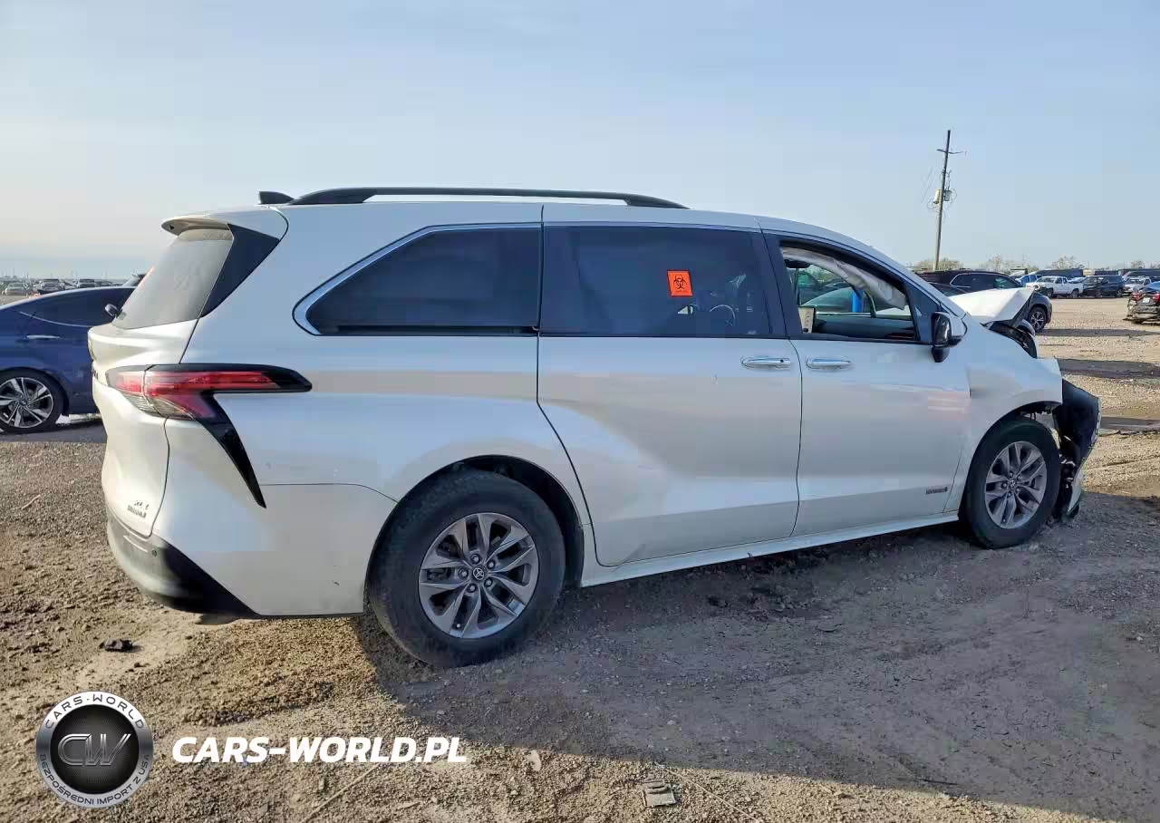 2021 Toyota Sienna Xle 8-Passenger VIN:5TDYRKEC3MS034377 - 3
