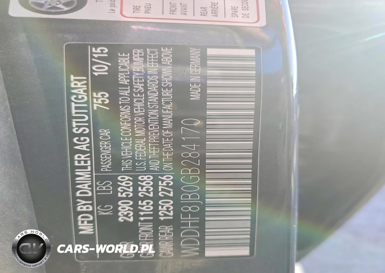 MERCEDES-BENZ E 350 VIN:WDDHF8JB0GB284170 - 13