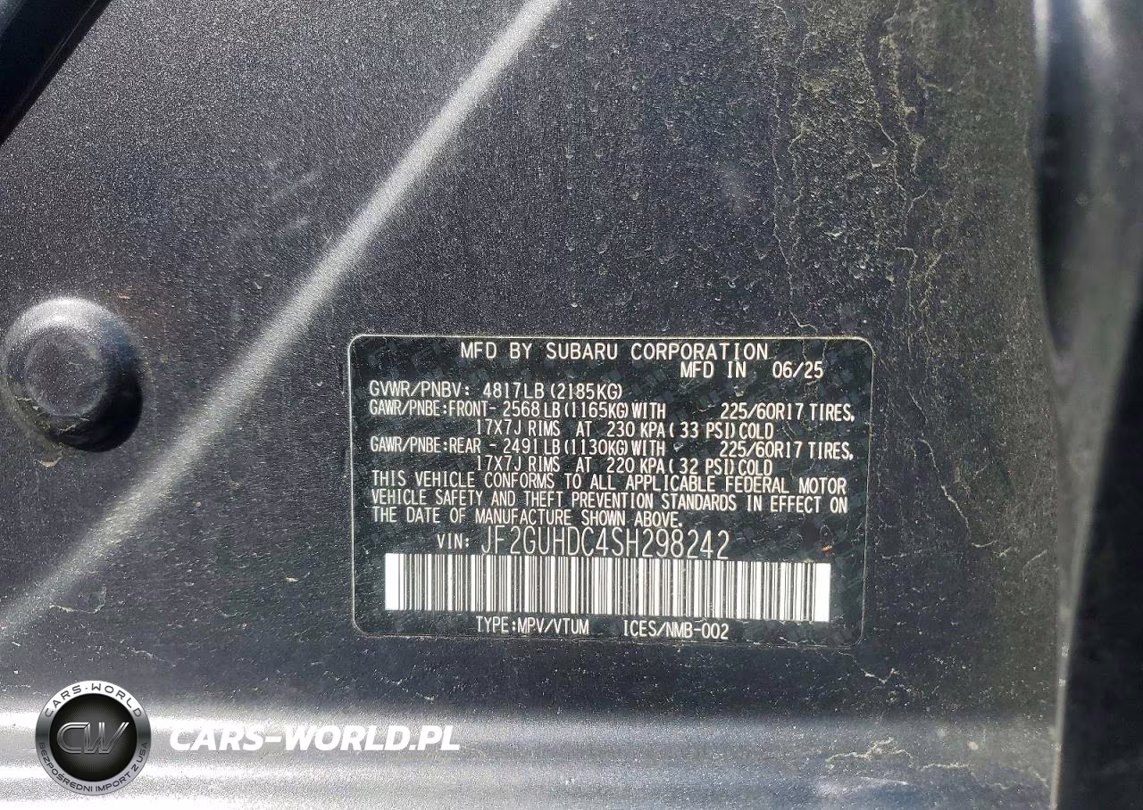 2025 Subaru Crosstrek Premium VIN:JF2GUHDC4SH298242 - 12