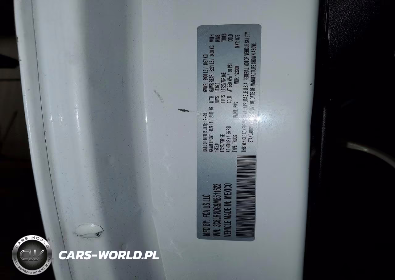 2021 Ram Promaster 2500 Delivery Van VIN:3C6LRVDG9ME511623 - 13