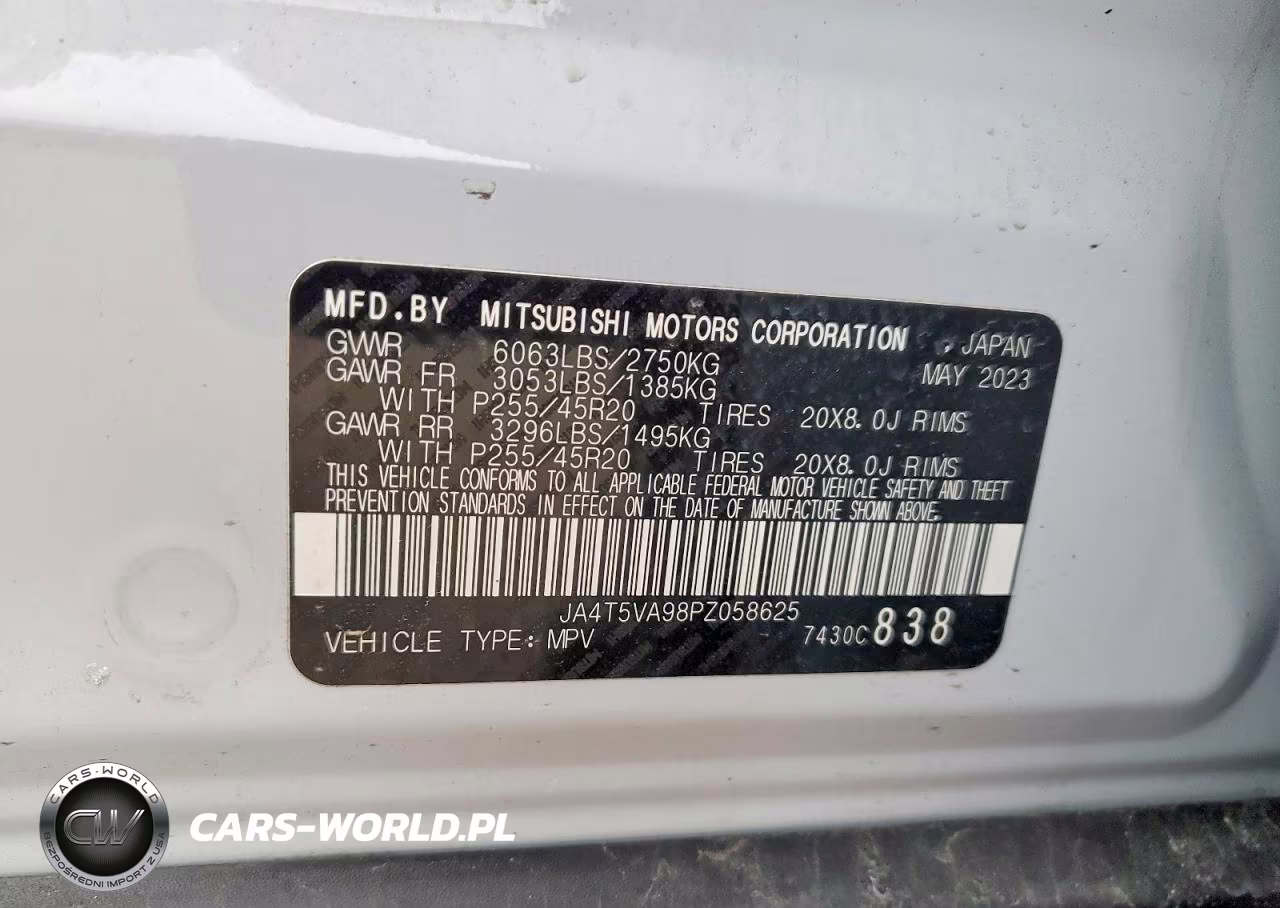 2023 Mitsubishi Outlander Sel VIN:JA4T5VA98PZ058625 - 13
