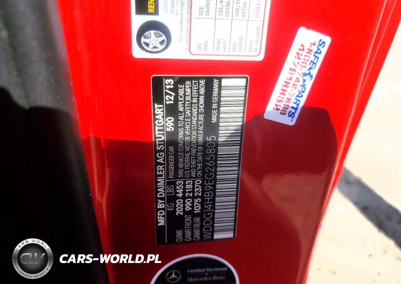 2014 Mercedes-Benz C 250 VIN:WDDGJ4HB9EG265805 - 12