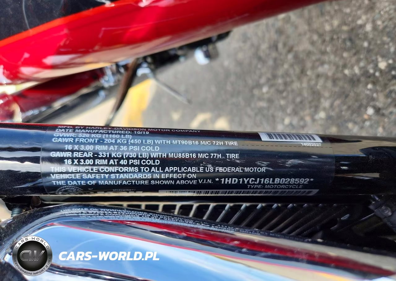 2020 Harley-Davidson Flde VIN:1HD1YCJ16LB028592 - 8
