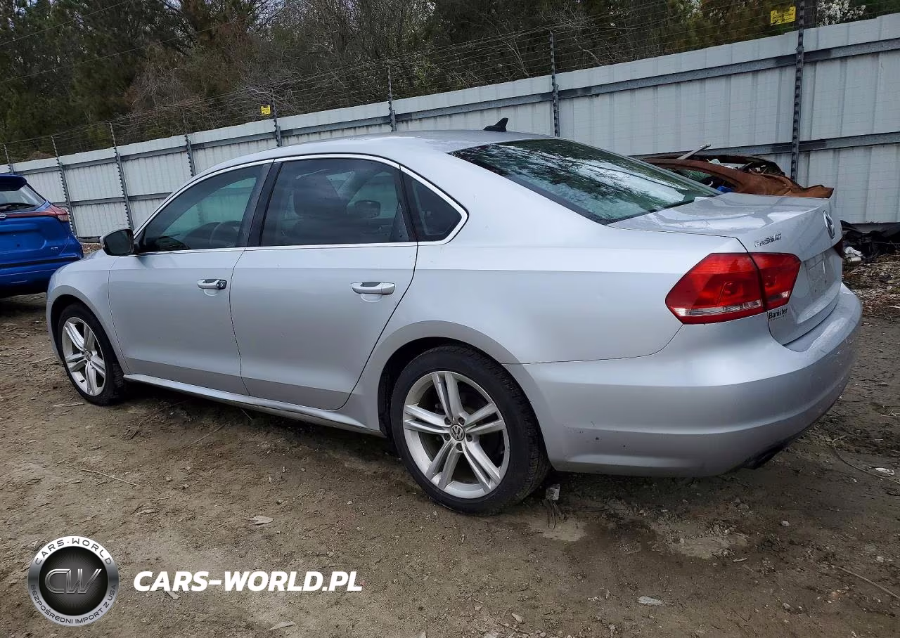 2014 Volkswagen Passat Se VIN:1VWBT7A38EC119600 - 2