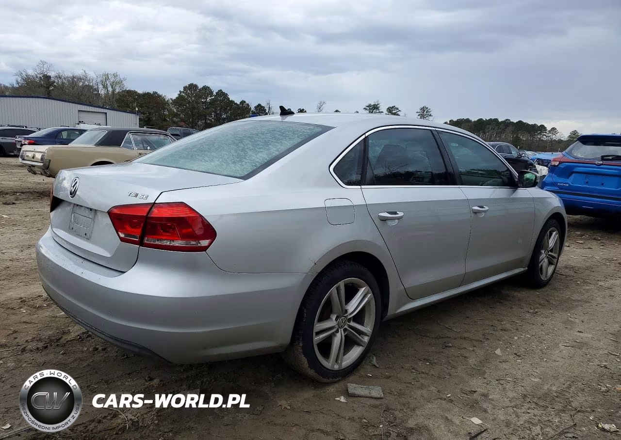 2014 Volkswagen Passat Se VIN:1VWBT7A38EC119600 - 3