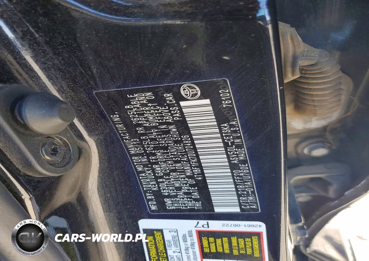 2013 Toyota Camry Se VIN:4T1BF1FK7DU704826 - 12