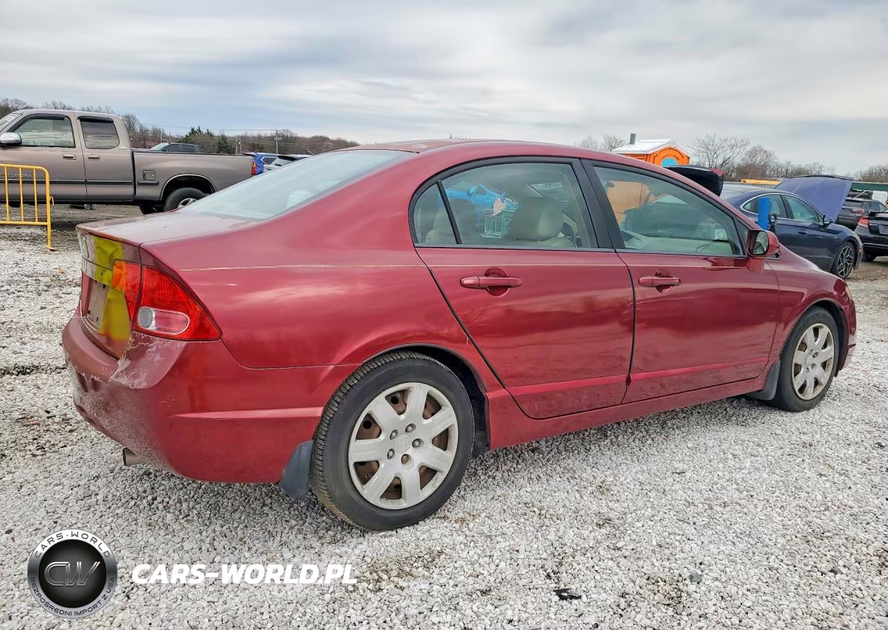 2007 Honda Civic Lx VIN:1HGFA16547L066318 - 3