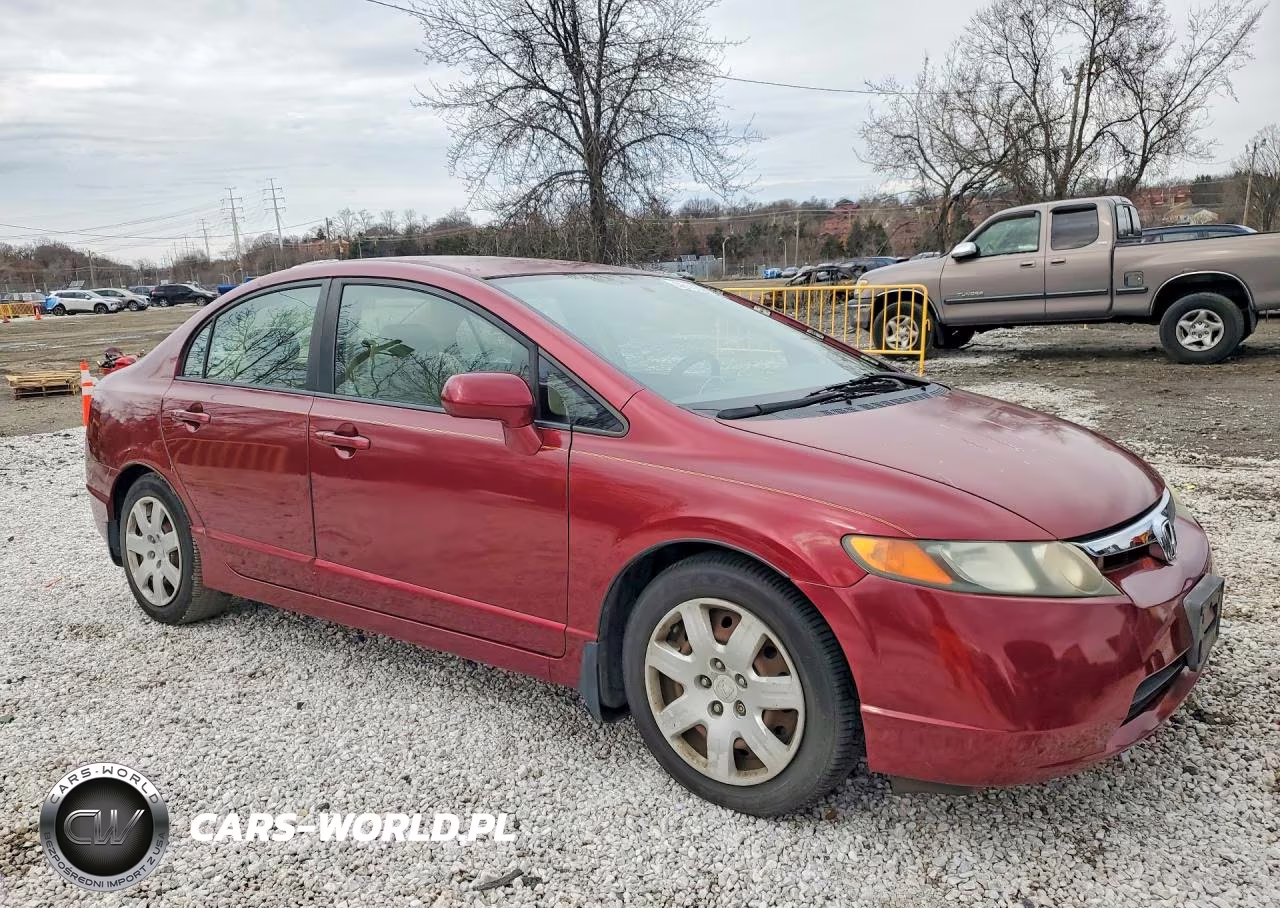 2007 Honda Civic Lx VIN:1HGFA16547L066318 - 4