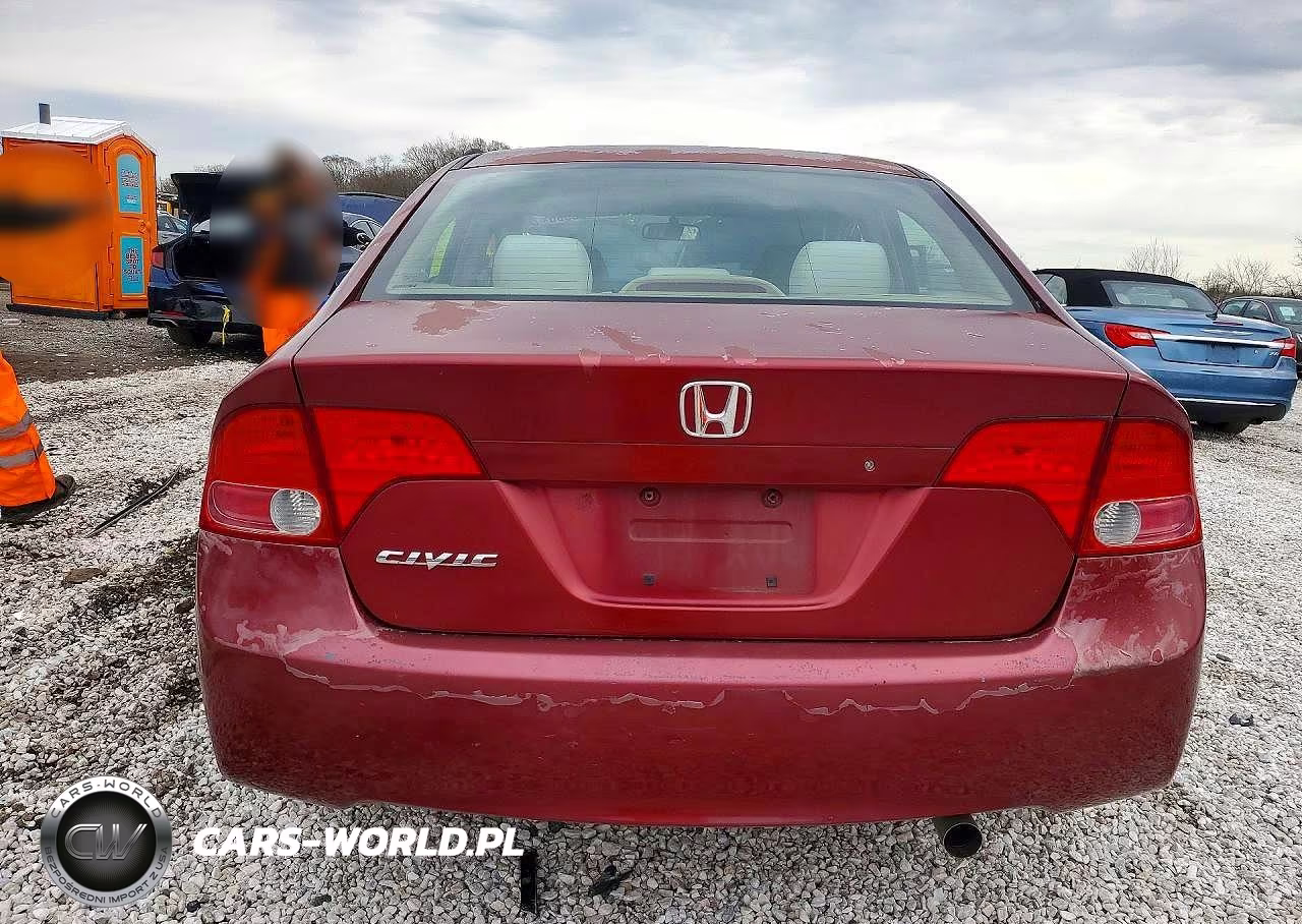 2007 Honda Civic Lx VIN:1HGFA16547L066318 - 6