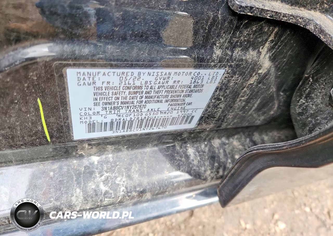 2022 Nissan Sentra Sv VIN:3N1AB8CV1NY267670 - 13