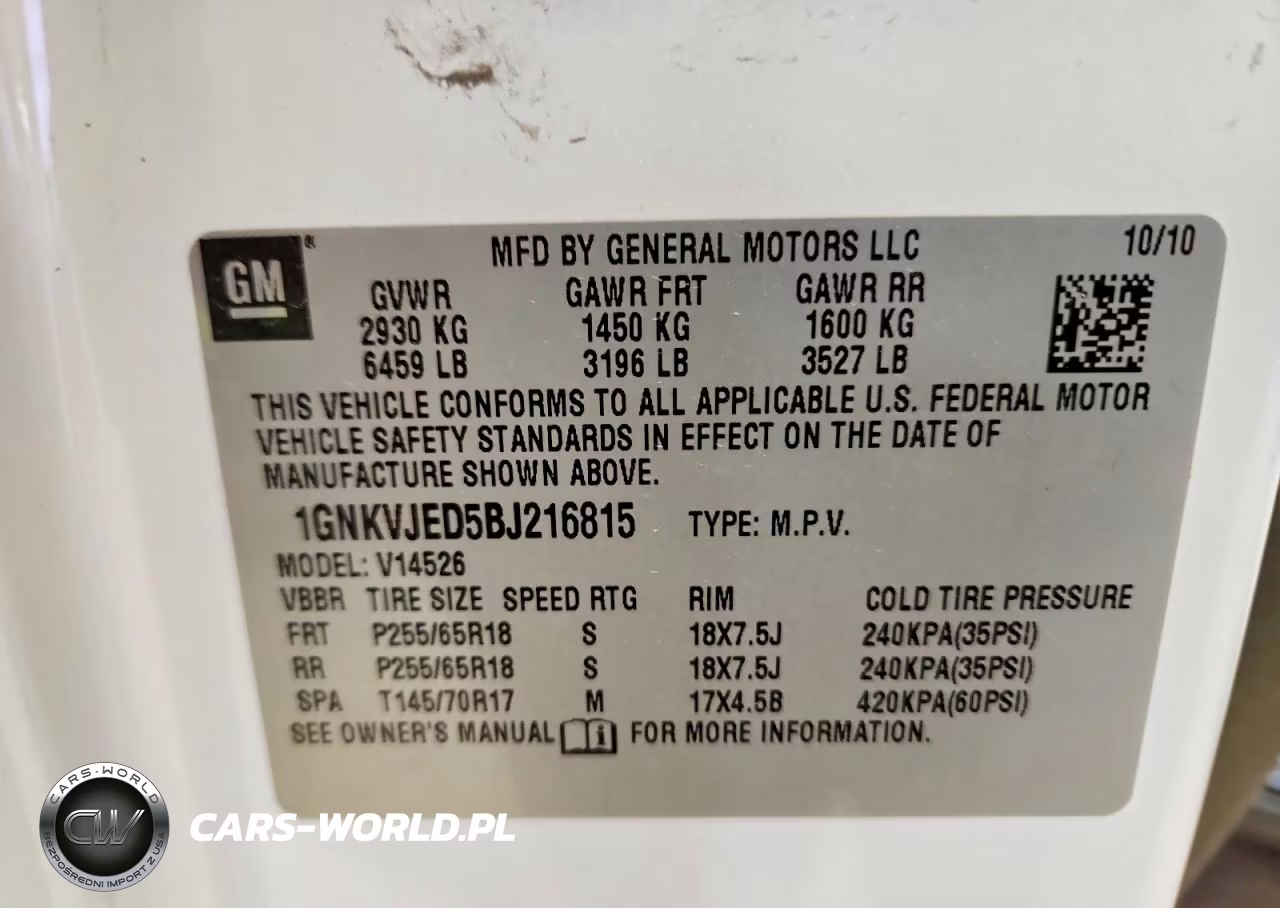 2011 Chevrolet Traverse Lt VIN:1GNKVJED5BJ216815 - 13